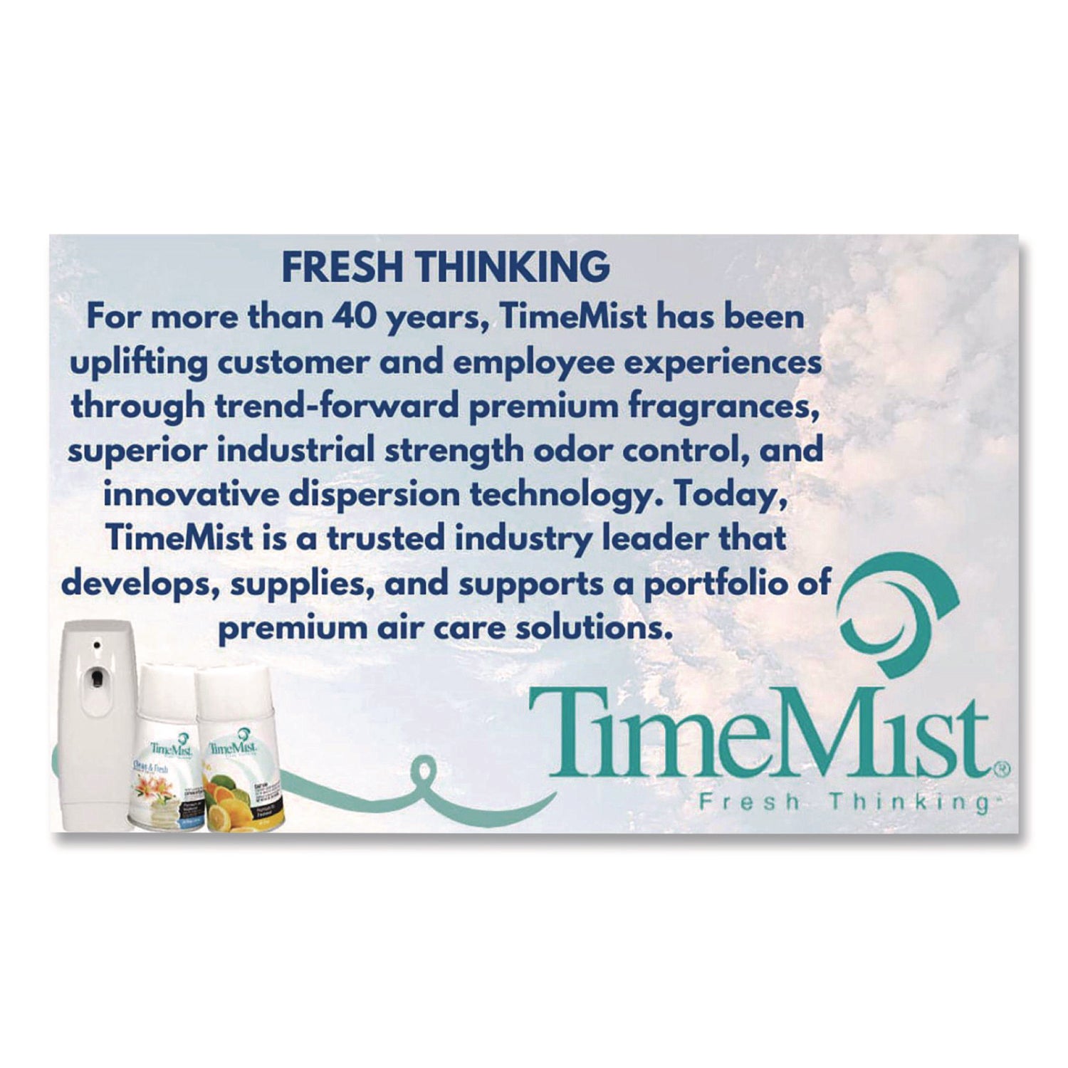 Premium Metered Air Freshener Refill, Lavender Lemonade, 5.3 oz Aerosol Spray, 12/Carton