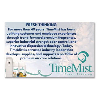 Premium Metered Air Freshener Refill, Citrus, 6.6 oz Aerosol Spray, 12/Carton