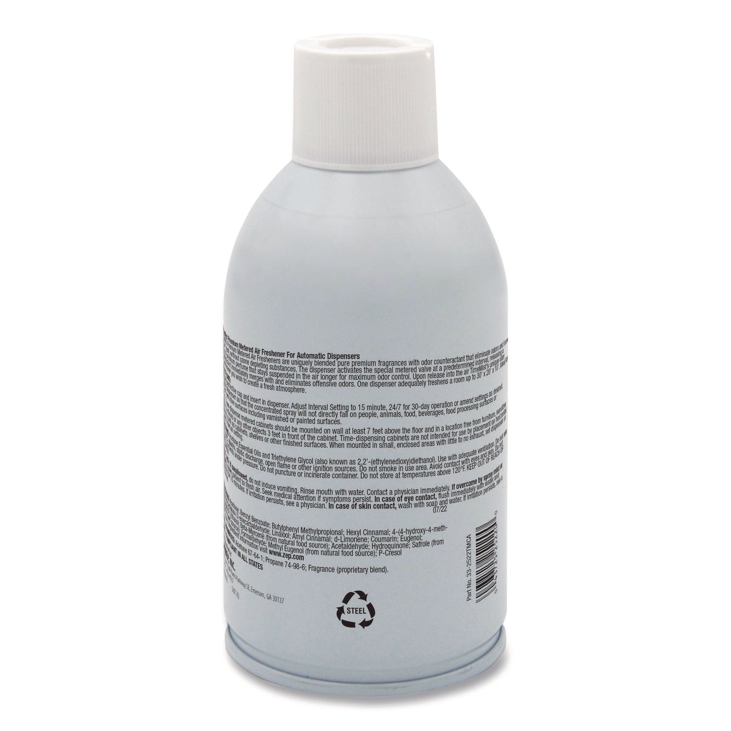 Premium Metered Air Freshener Refill, Country Garden, 6.6 oz Aerosol Spray, 12/Carton