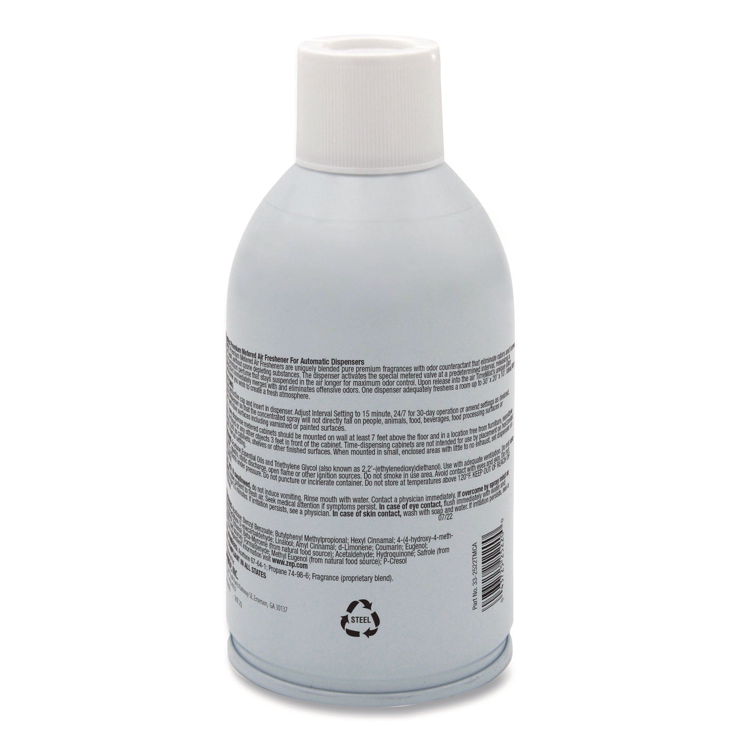 Premium Metered Air Freshener Refill, Country Garden, 6.6 oz Aerosol Spray