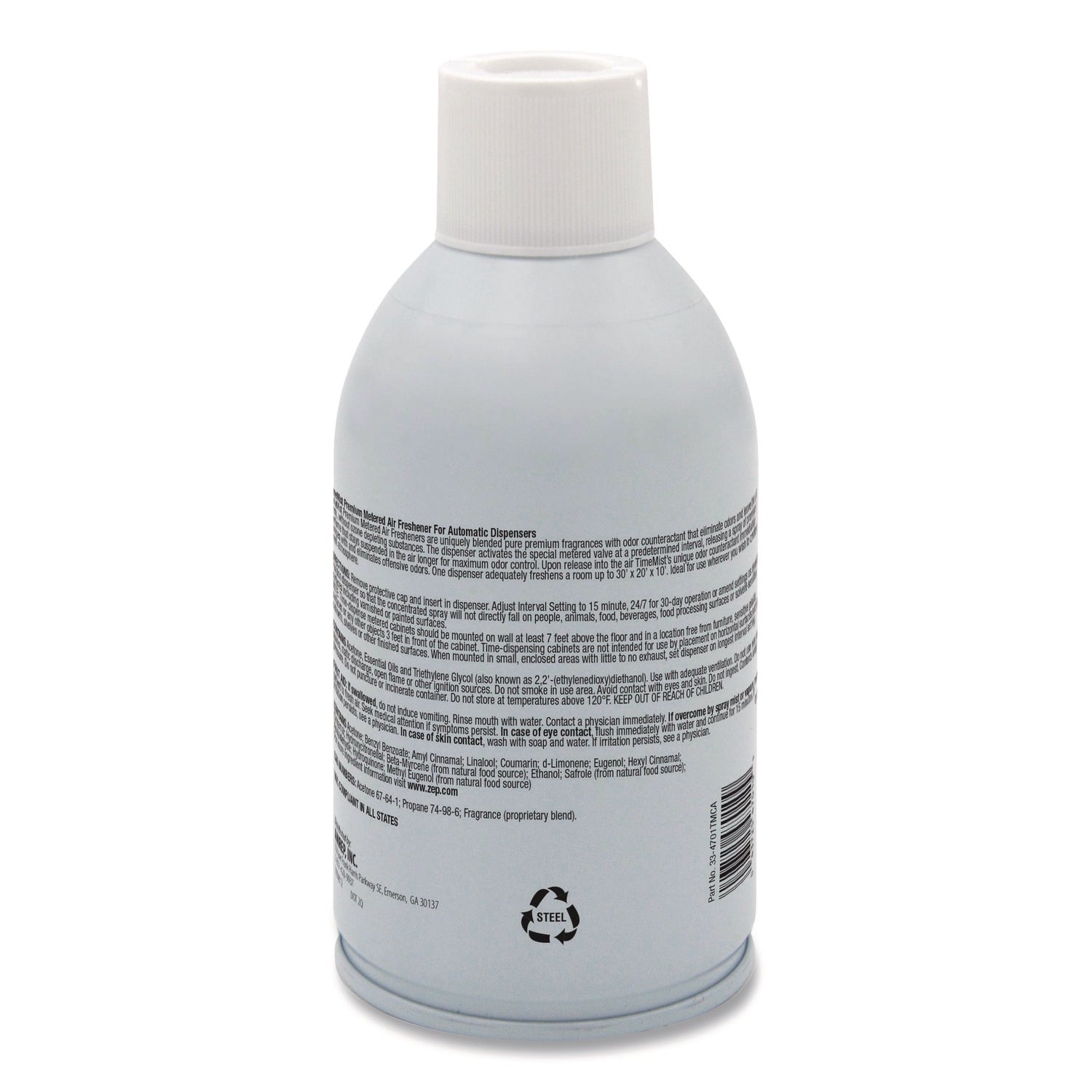 Premium Metered Air Freshener Refill, Dutch Apple and Spice, 6.6 oz Aerosol Spray