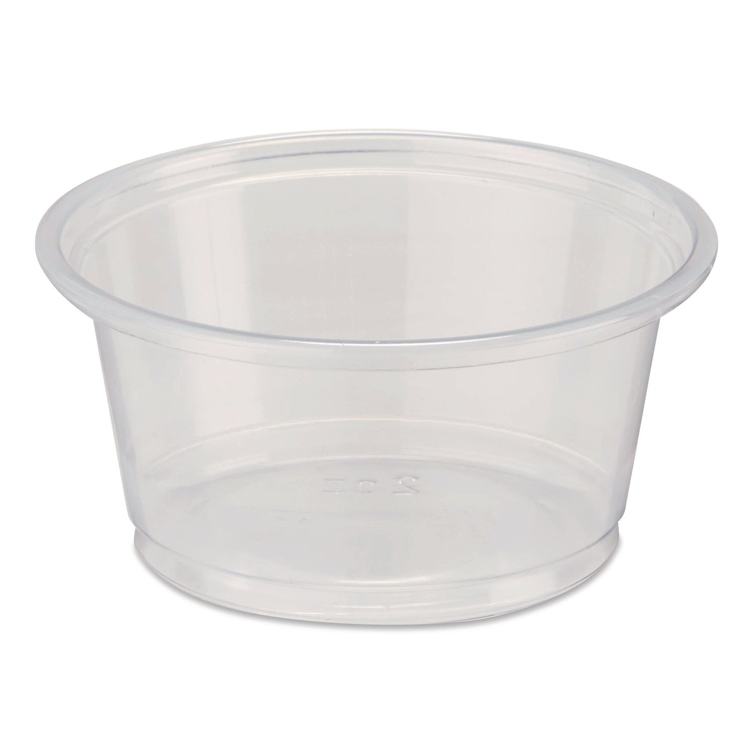 Dixie 2 oz Souffle Cups by GP Pro - 200 / Pack - 12 / Carton - Clear - Plastic - Sauce