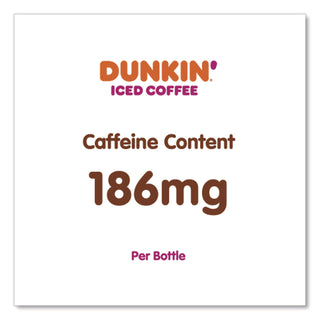 Mocha Iced Coffee Drink, 13.7 oz Bottle, 12/Carton