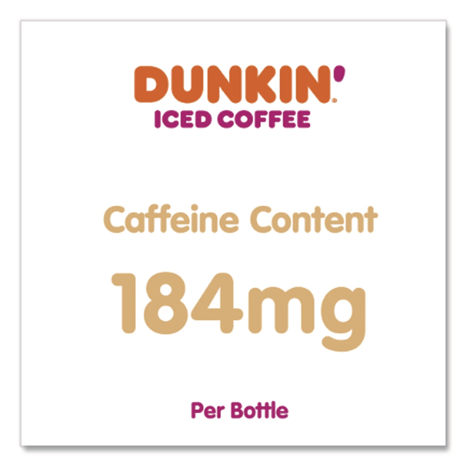 French Vanilla Iced Coffee Drink, 13.7 oz Bottle, 12/Carton