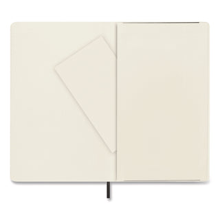 Classic Softcover Notebook, 1-Subject, Narrow Rule, Black Cover, (192) 8.25 x 5 Sheets