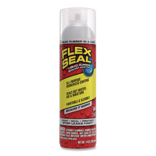 Liquid Rubber Sealant Coating Spray, 14 oz Spray, Clear