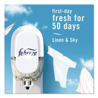 PLUG Air Freshener Refills, Linen and Sky, 2.63 oz, 3/Pack, 3 Packs/Carton