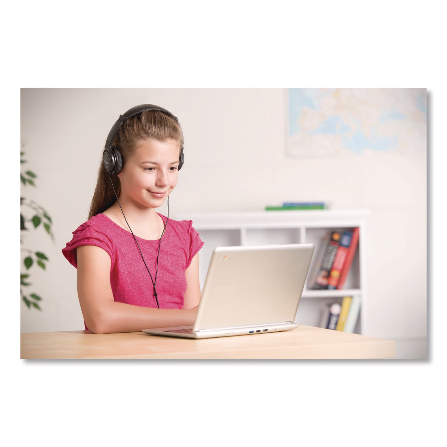 Kensington Hi-Fi Headphones - Stereo - Black - Mini-phone (3.5mm) - Wired - Over-the-head - Binaural - Circumaural - 6 ft Cable - 1