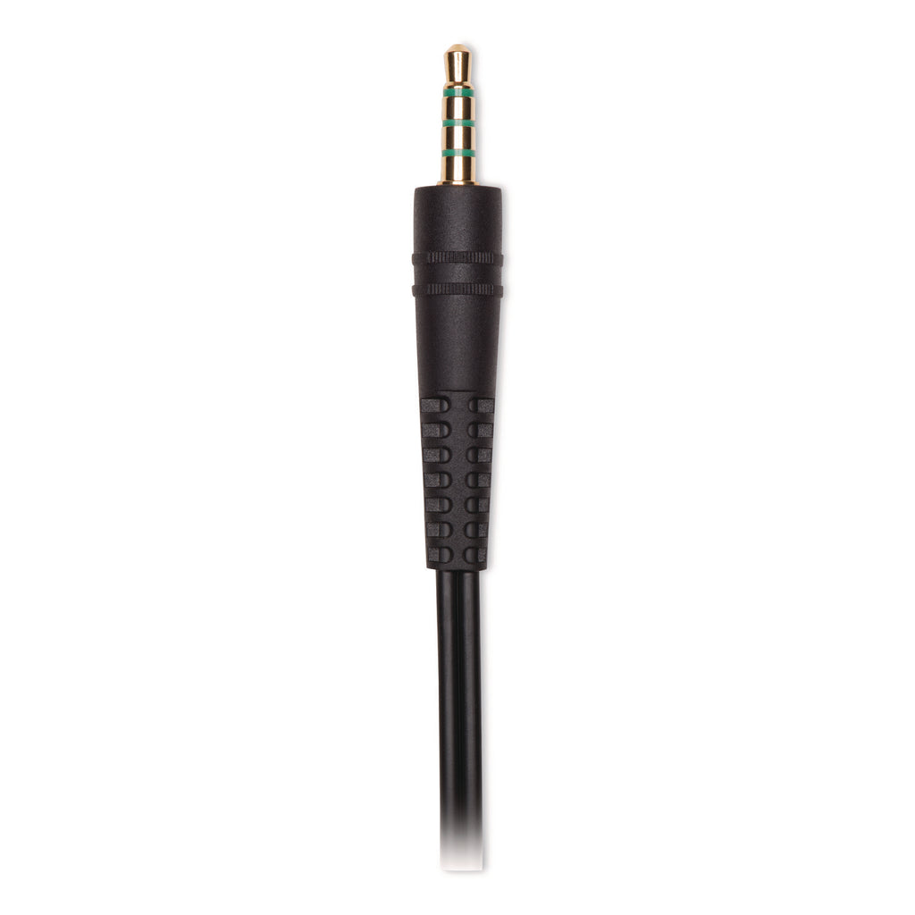 Kensington Hi-Fi Headphones with Mic - Stereo - Mini-phone (3.5mm) - Wired - Over-the-head - Binaural - Circumaural - 6 ft Cable - Noise Cancelling Microphone - Noise Canceling - Black