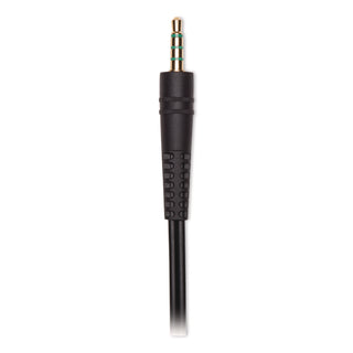 Kensington Hi-Fi Headphones with Mic - Stereo - Mini-phone (3.5mm) - Wired - Over-the-head - Binaural - Circumaural - 6 ft Cable - Noise Cancelling Microphone - Noise Canceling - Black
