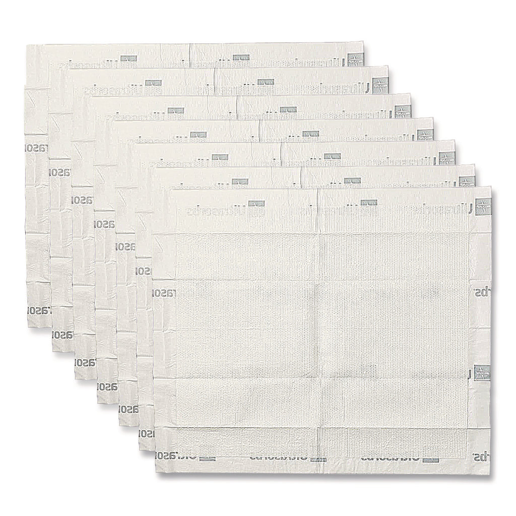 Ultrasorbs Disposable Dry Pads, 23" x 35", Blue, 7/Box