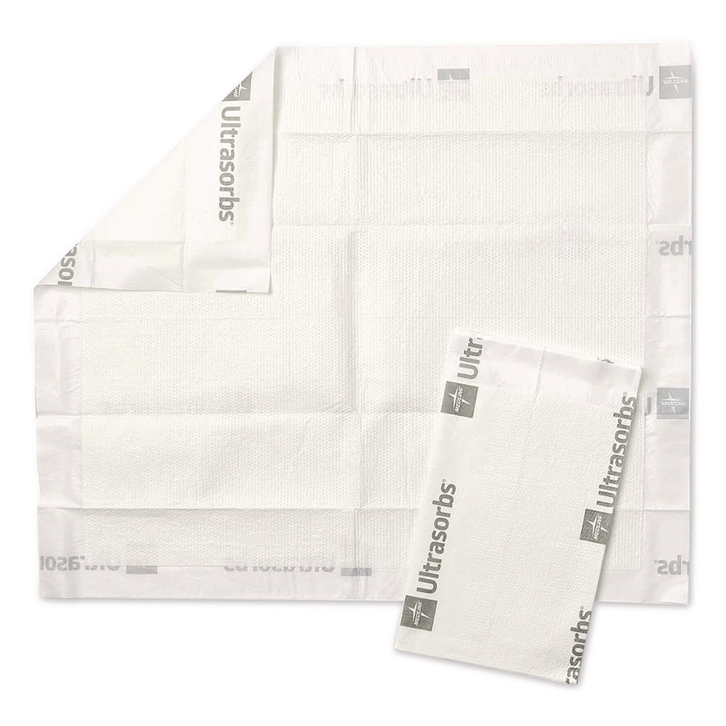 Ultrasorbs Disposable Dry Pads, 23" x 35", White, 7/Box, 6/Carton