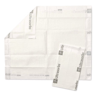 Ultrasorbs Disposable Dry Pads, 23" x 35", White, 7/Box, 6/Carton