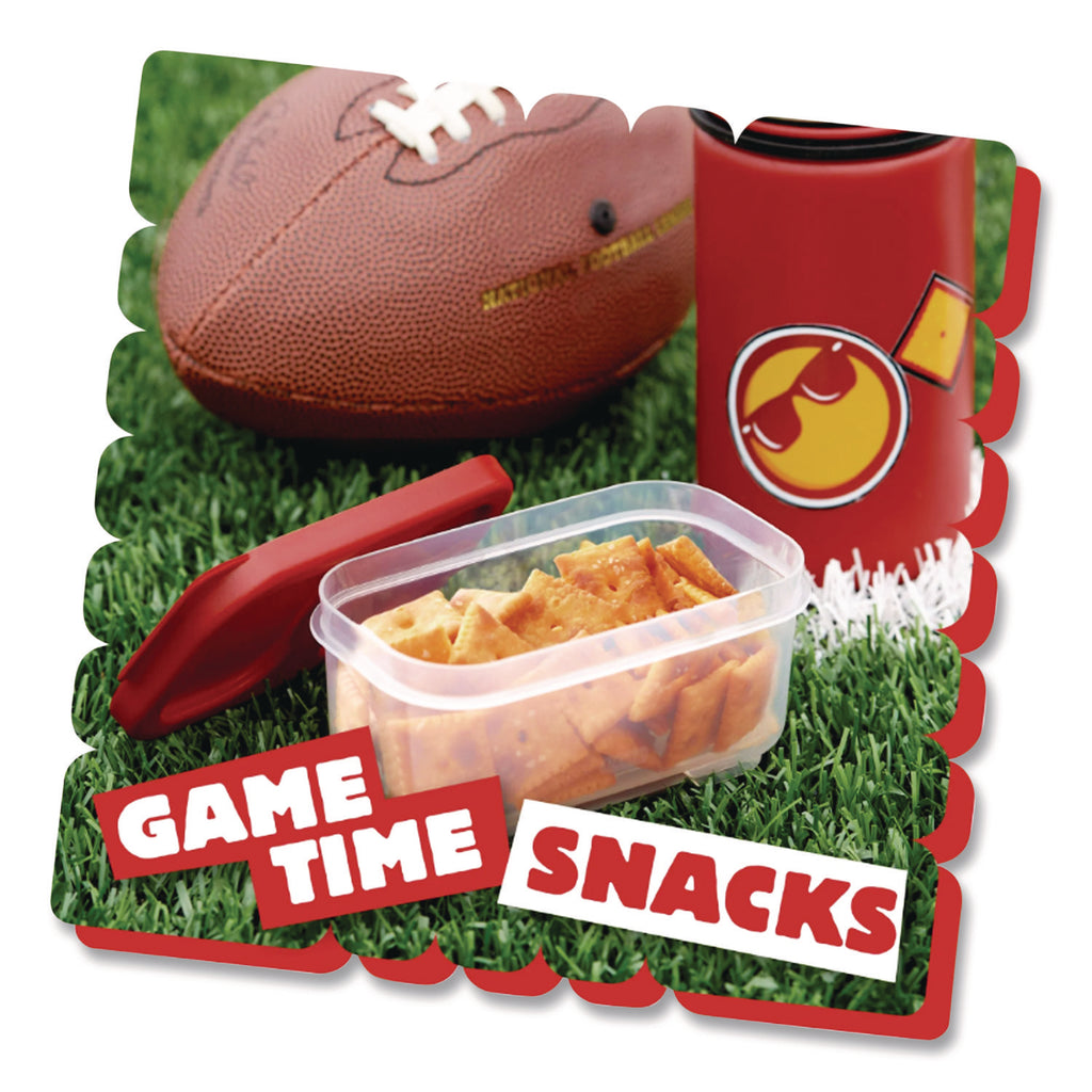 Baked Snack Crackers, Extra Toasty Crackers, 1 oz Bag, 12/Box