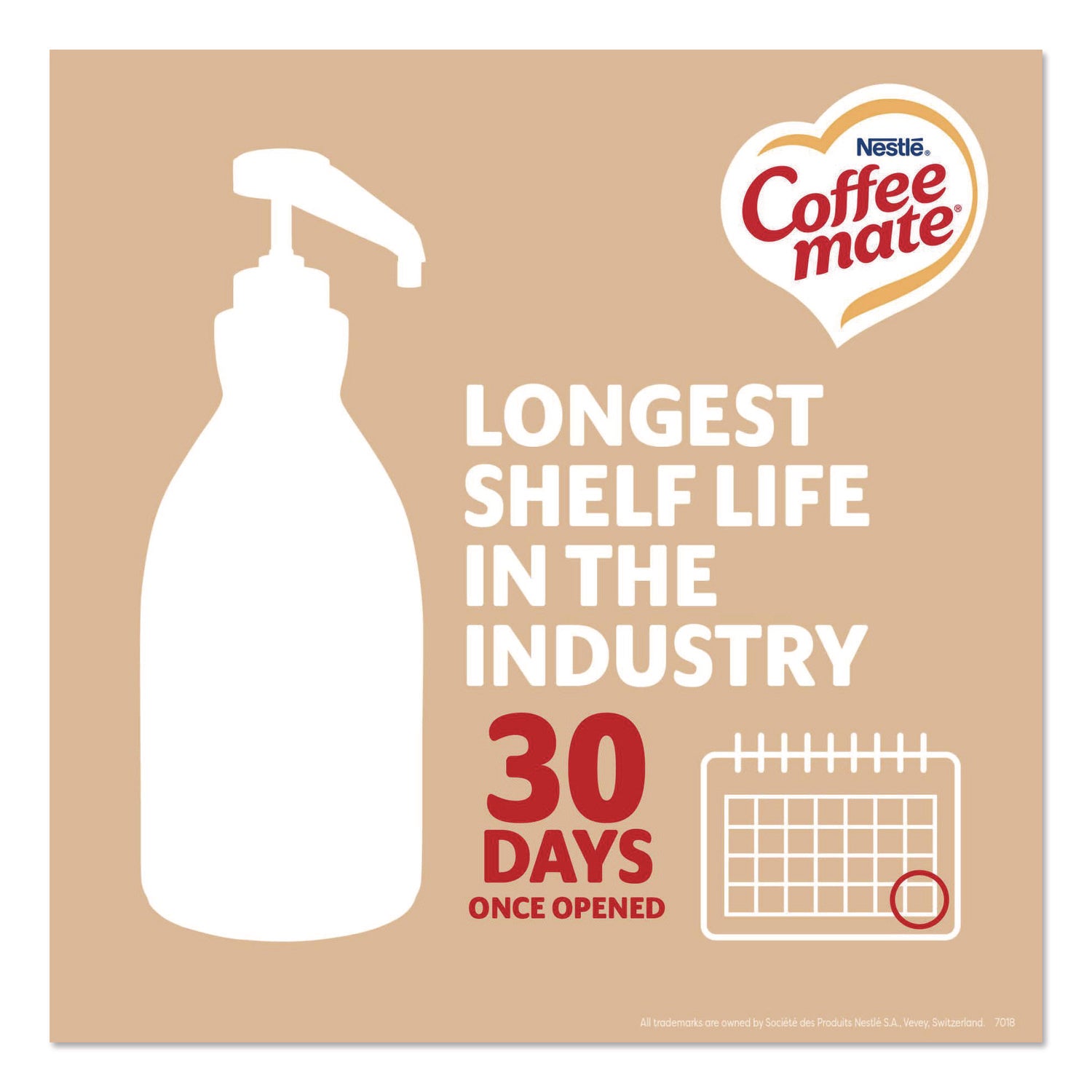 Liquid Coffee Creamer, Sweetened Original, 1500mL Pump Dispenser