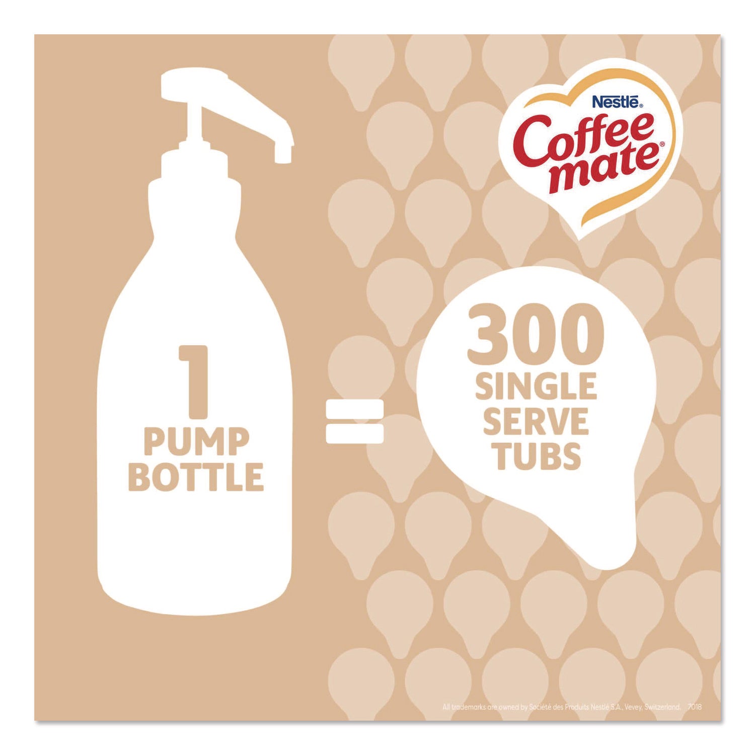 Liquid Coffee Creamer, Sweetened Original, 1.5 Liter Pump Bottle, 2/Carton