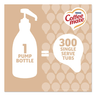 Liquid Coffee Creamer, Sweetened Original, 1.5 Liter Pump Bottle, 2/Carton