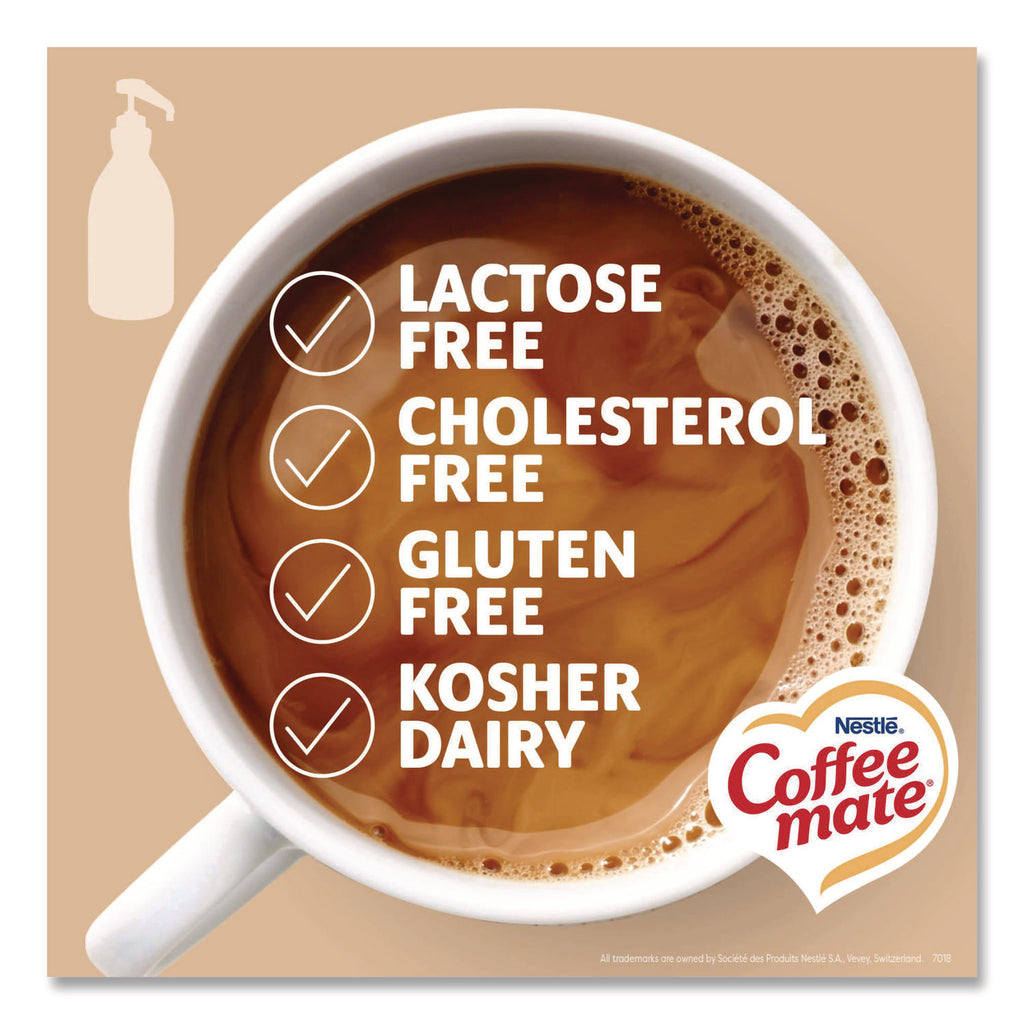Liquid Coffee Creamer, Sweetened Original, 1.5 Liter Pump Bottle, 2/Carton