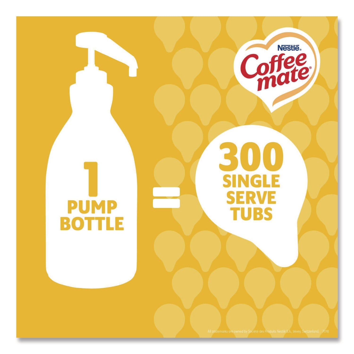 Liquid Coffee Creamer, Hazelnut, 1.5 Liter Pump Bottle, 2/Carton