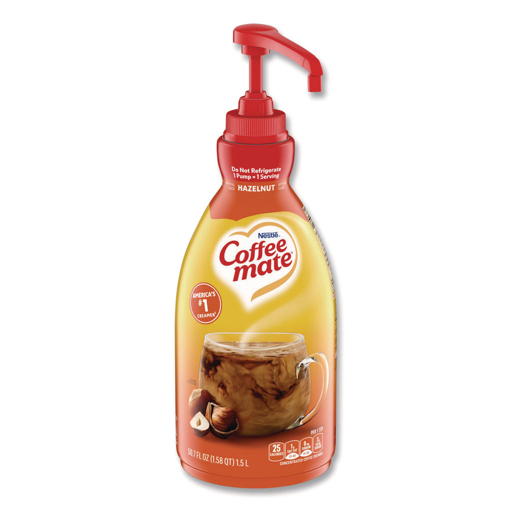 Liquid Coffee Creamer, Hazelnut, 1500mL Pump Bottle