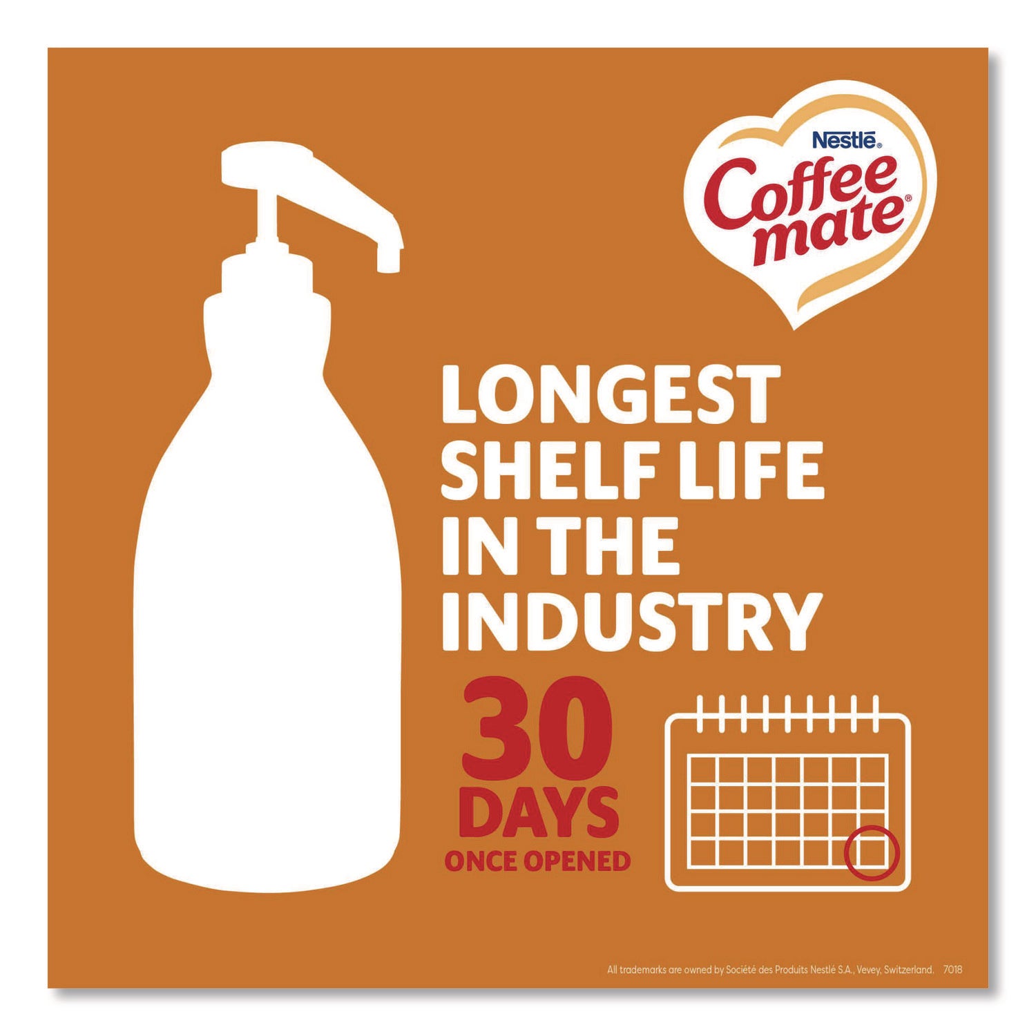 Liquid Creamer Pump Bottle, Salted Caramel Chocolate, 1.5 Liter