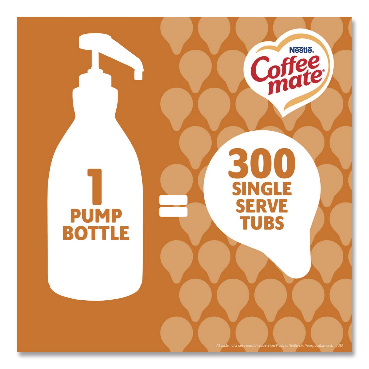 Liquid Creamer Pump Bottle, Salted Caramel, 1.5 Liter Pump Bottle, 2/Carton