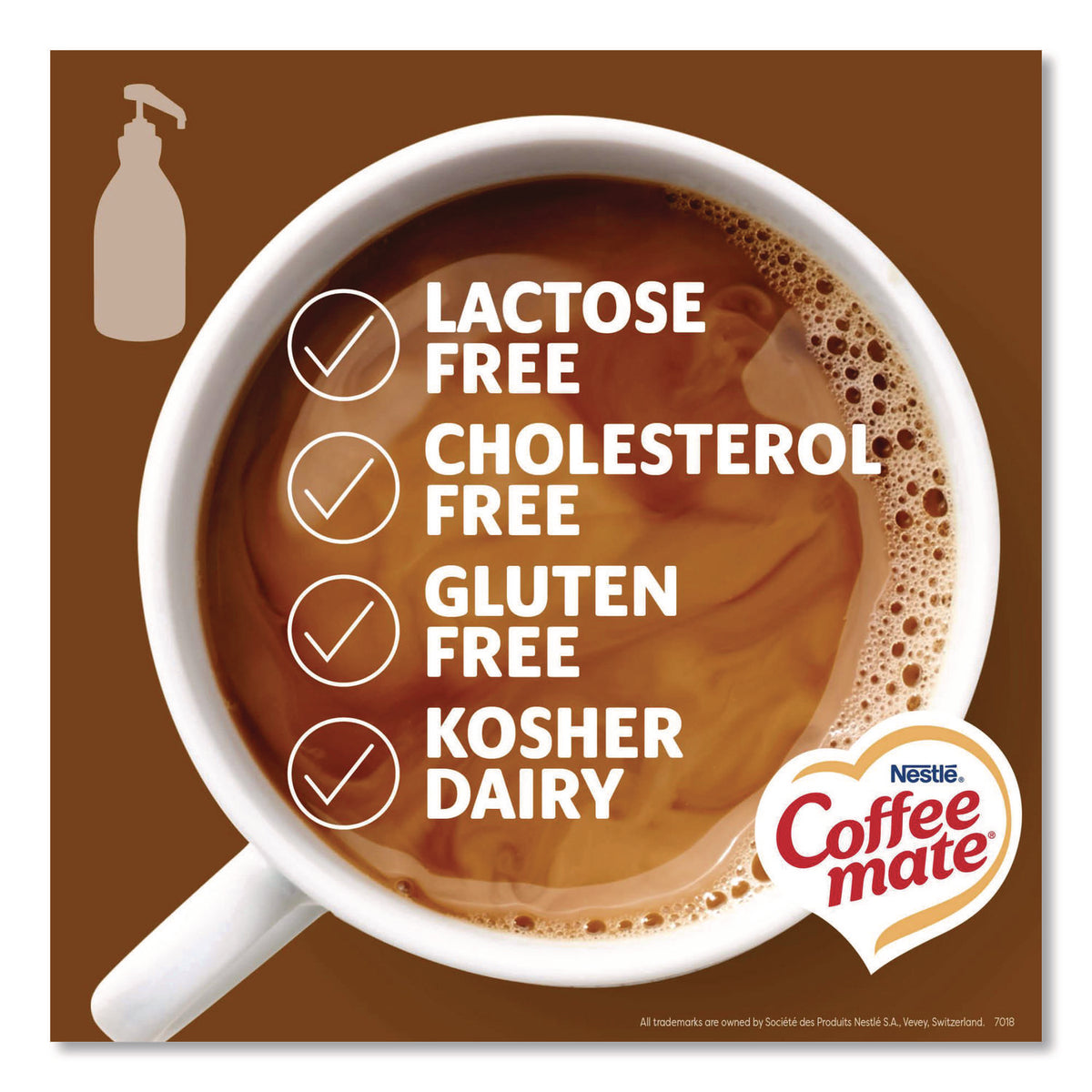 Liquid Coffee Creamer, Snickers, 1.5 Liter Pump Bottle