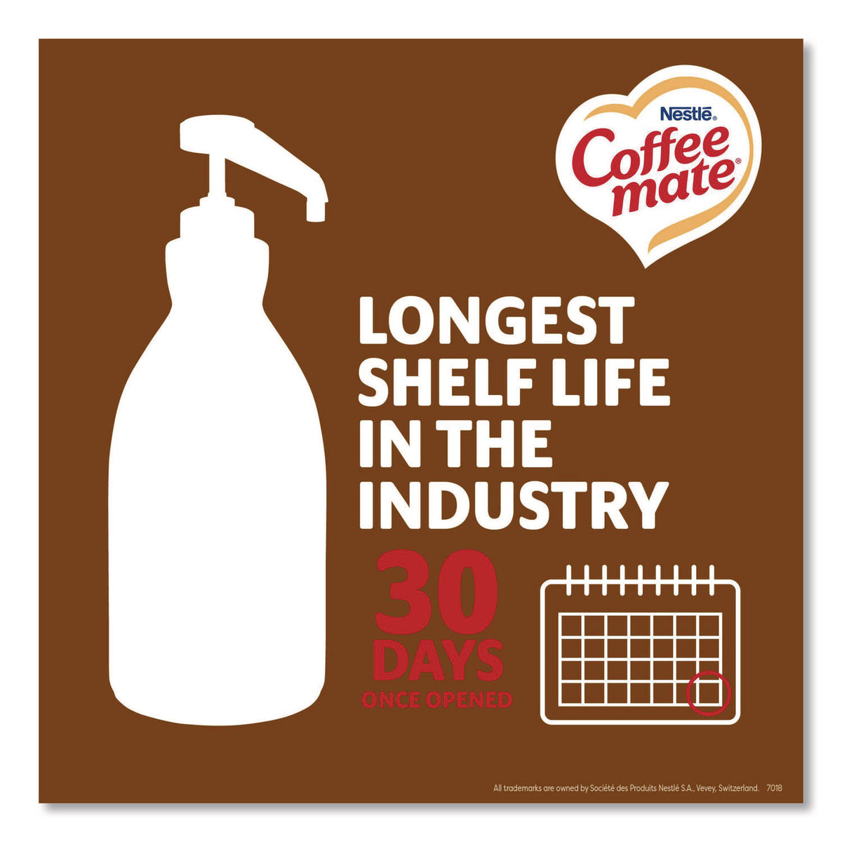 Liquid Coffee Creamer, Snickers, 1.5 Liter Pump Bottle