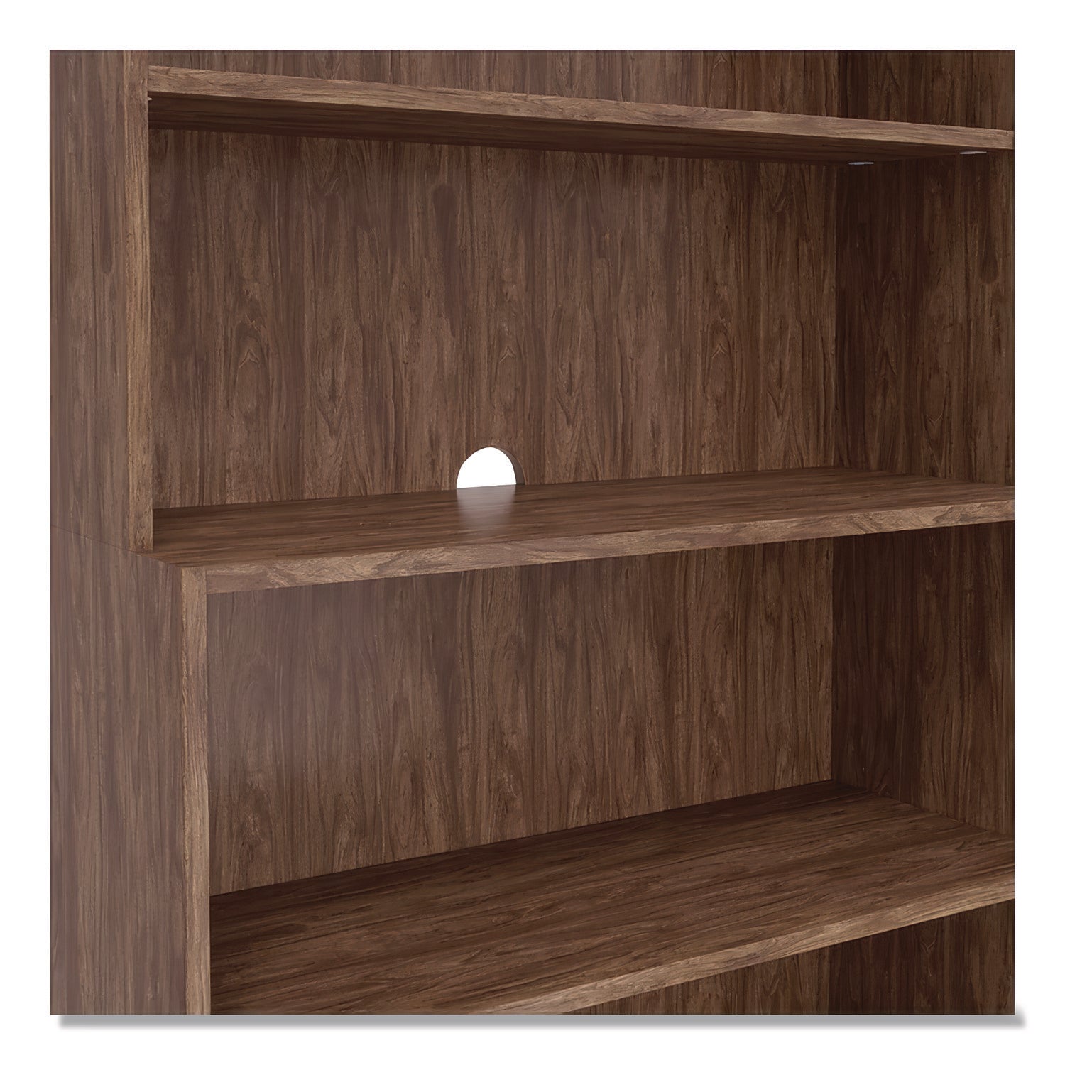 Essentials Laminate Bookcase, Five-Shelf, 35.8w x 14.9d x 72h, Espresso