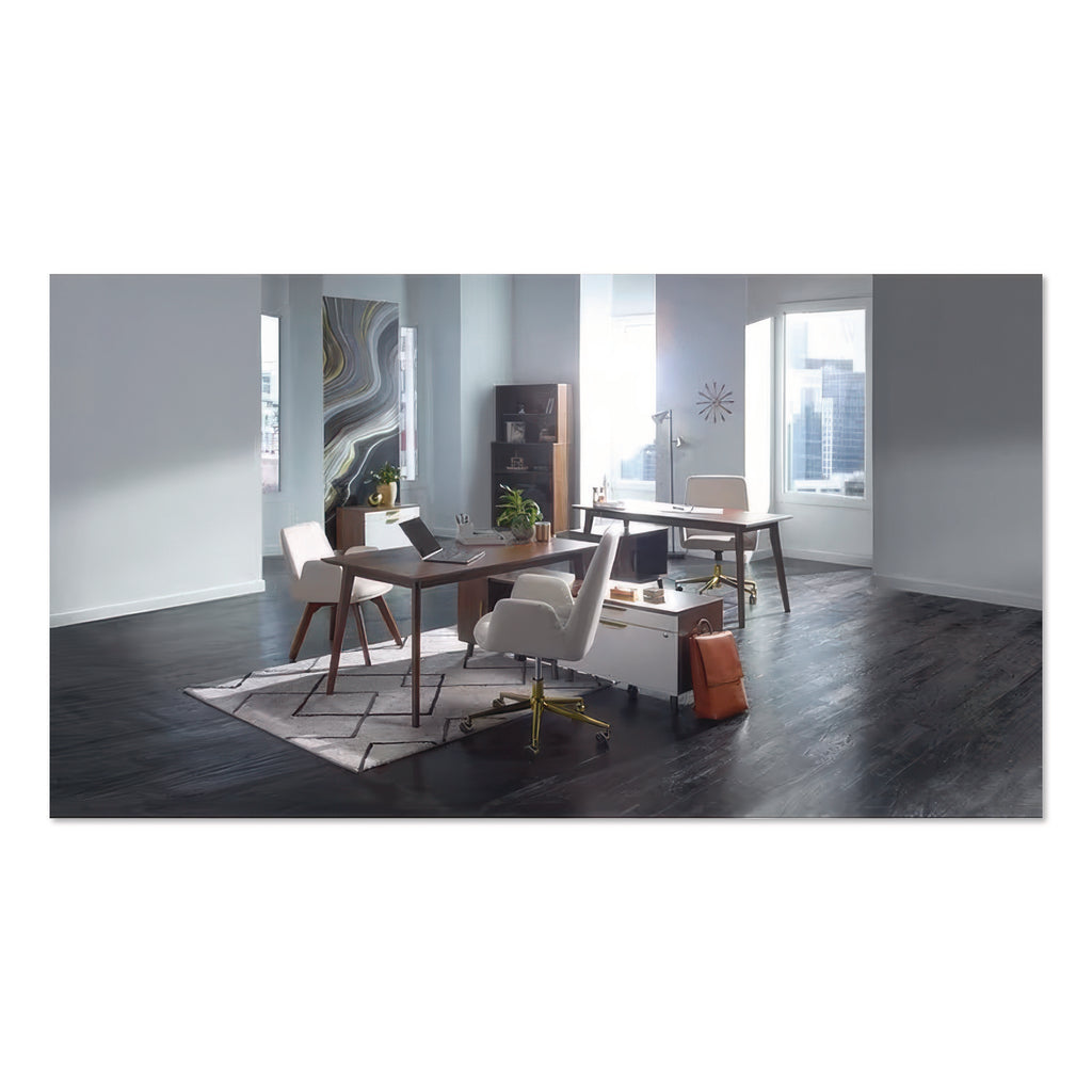 Essentials Laminate Bookcase, Five-Shelf, 35.8w x 14.9d x 72h, Espresso