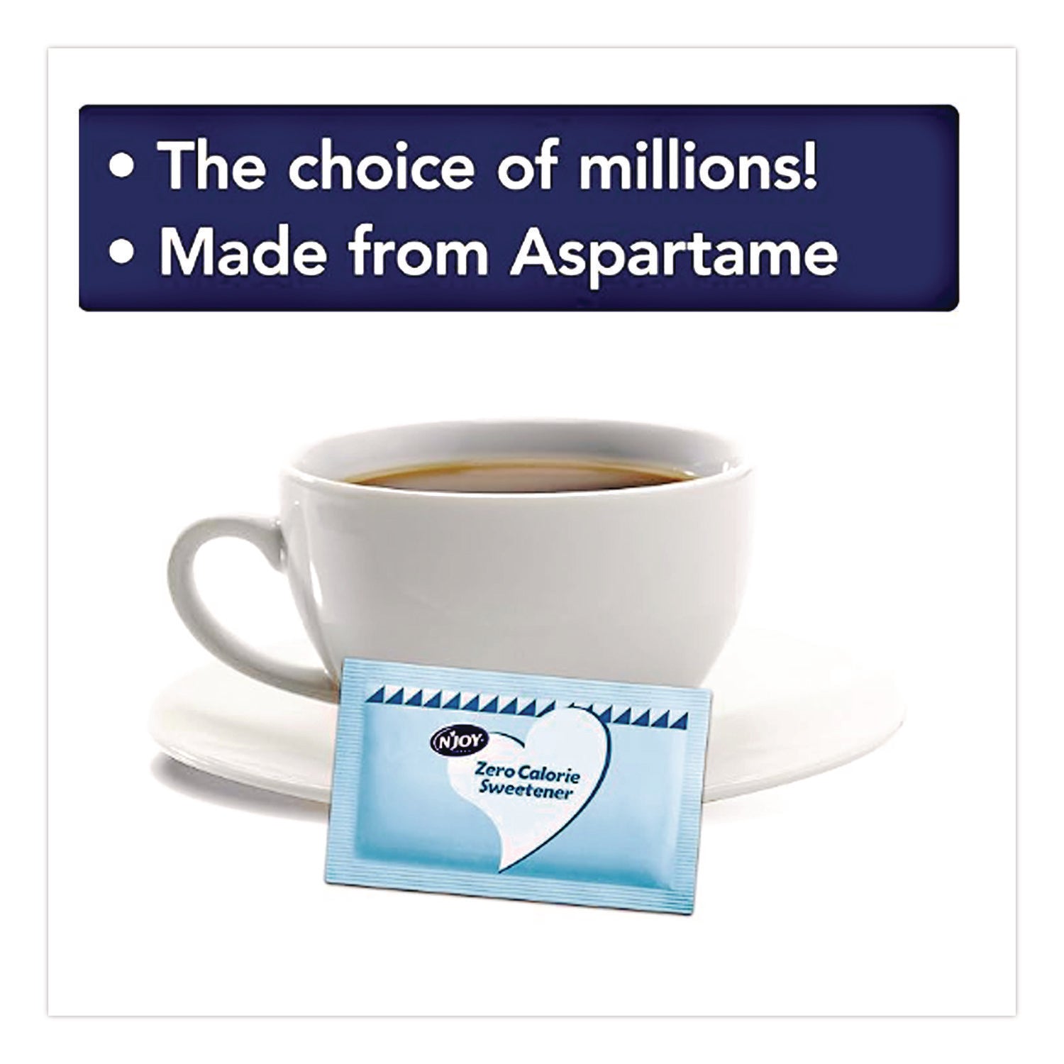 Blue Aspartame Artificial Sweetener Packets, 0.04 oz Packet, 400 Packets/Box