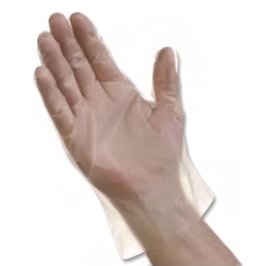 EconoFit Plus Powder-Free Polyethylene Gloves, X-Large, Clear, 200/Pack, 10 Packs/Carton