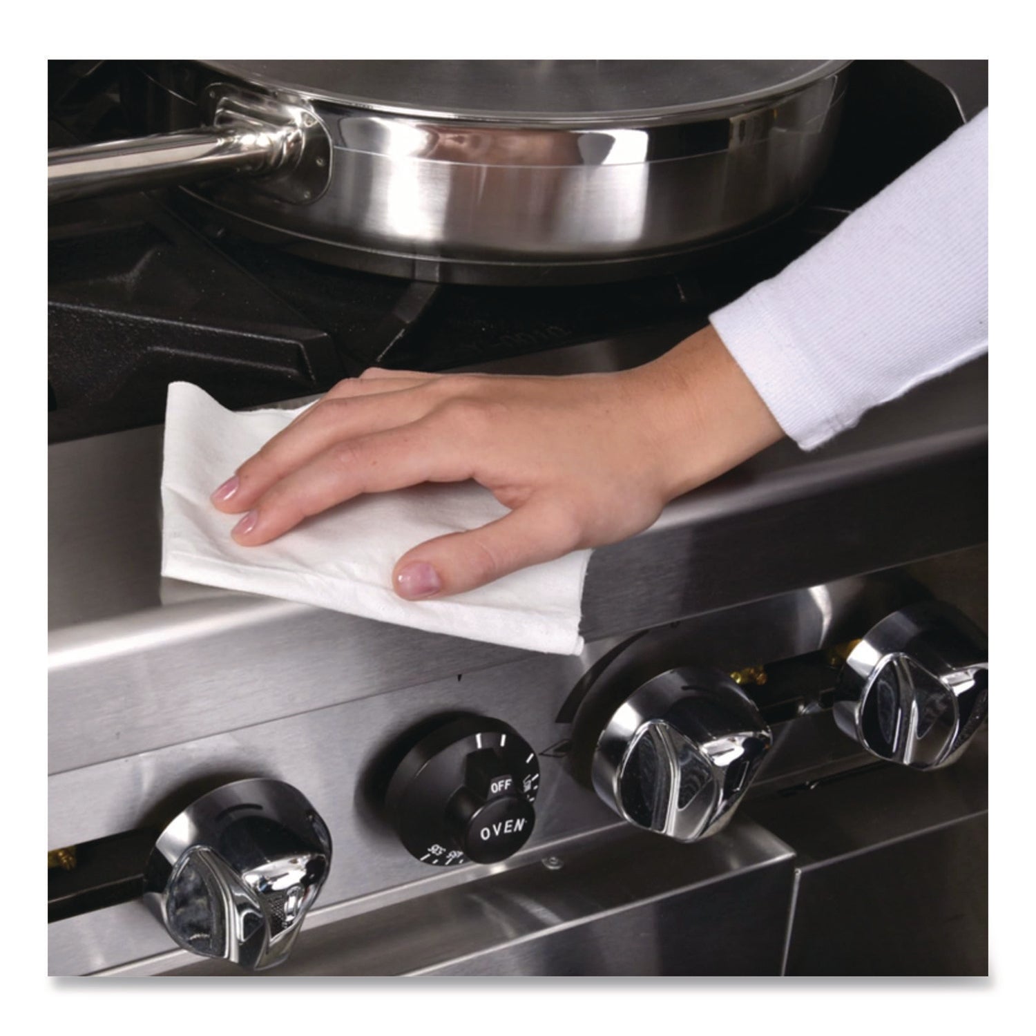 Sani-Cloth Bleach Germicidal Disposable Wipe Refill, 1-Ply, 7.5 x 15, Unscented, White, 160/Bag, 2 Bags/Carton