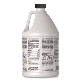 Concentrated Low Foam Industrial Floor Cleaner, Lemon Scent, 1 gal Bottle, 4/Carton