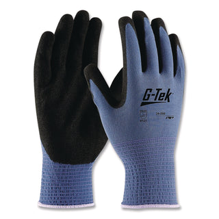 GP Nitrile-Coated Nylon Gloves, X-Large, Blue/Black, 12 Pairs