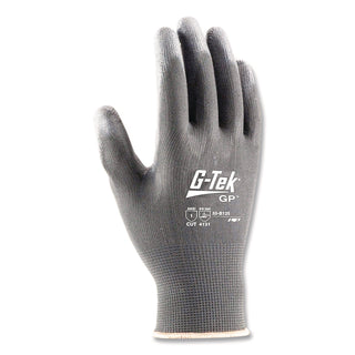 GP Polyurethane-Coated Nylon Gloves, Small, Gray, 12 Pairs