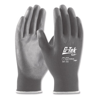 GP Polyurethane-Coated Nylon Gloves, Small, Gray, 12 Pairs