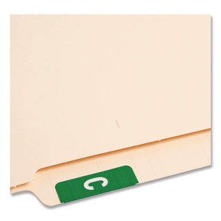 AlphaZ Color-Coded Second Letter Alphabetical Labels, C, 1 x 1.63, Dark Green, 10/Sheet, 10 Sheets/Pack