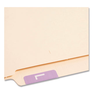 AlphaZ Color-Coded Second Letter Alphabetical Labels, L, 1 x 1.63, Lavender, 10/Sheet, 10 Sheets/Pack