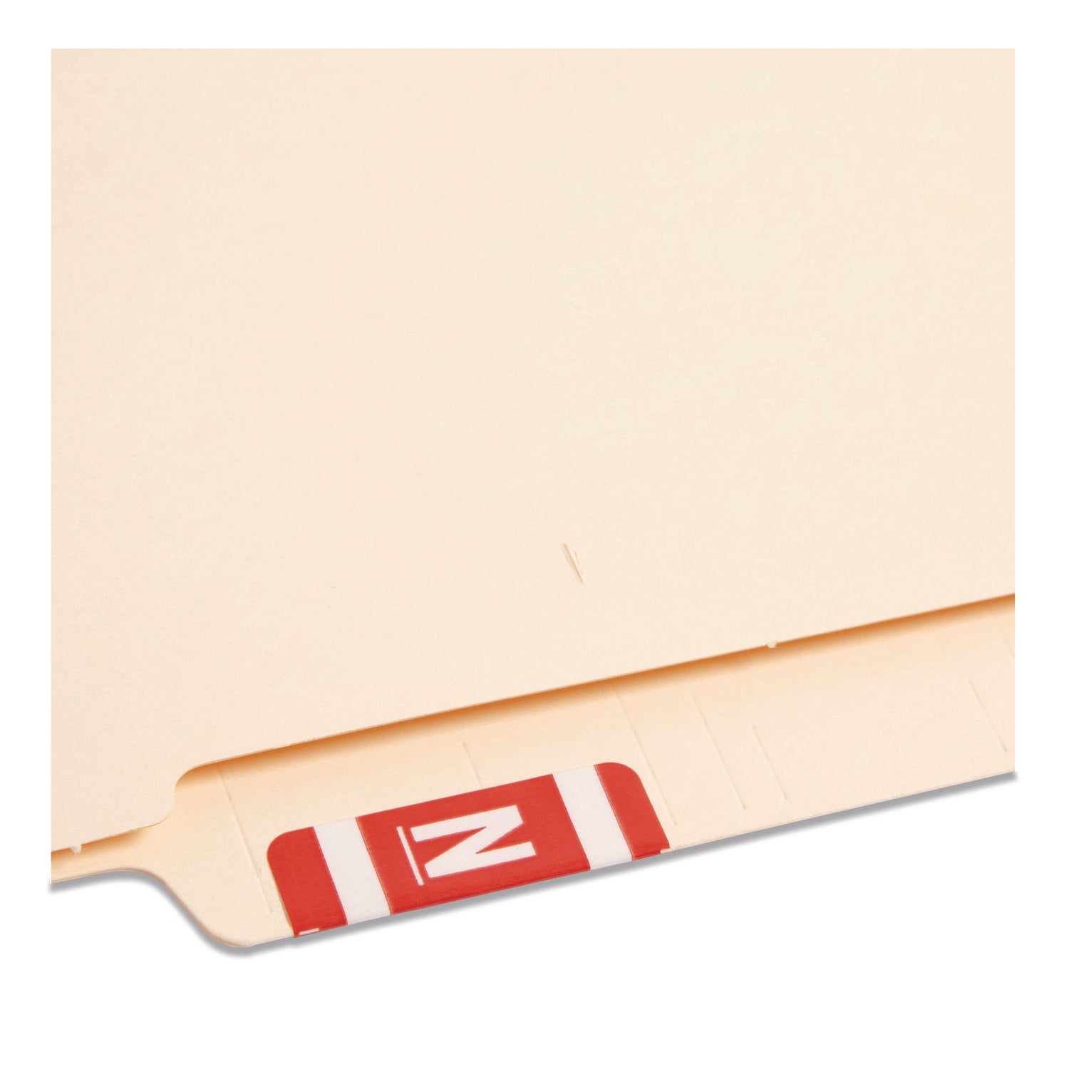 AlphaZ Color-Coded Second Letter Alphabetical Labels, N, 1 x 1.63, Red, 10/Sheet, 10 Sheets/Pack