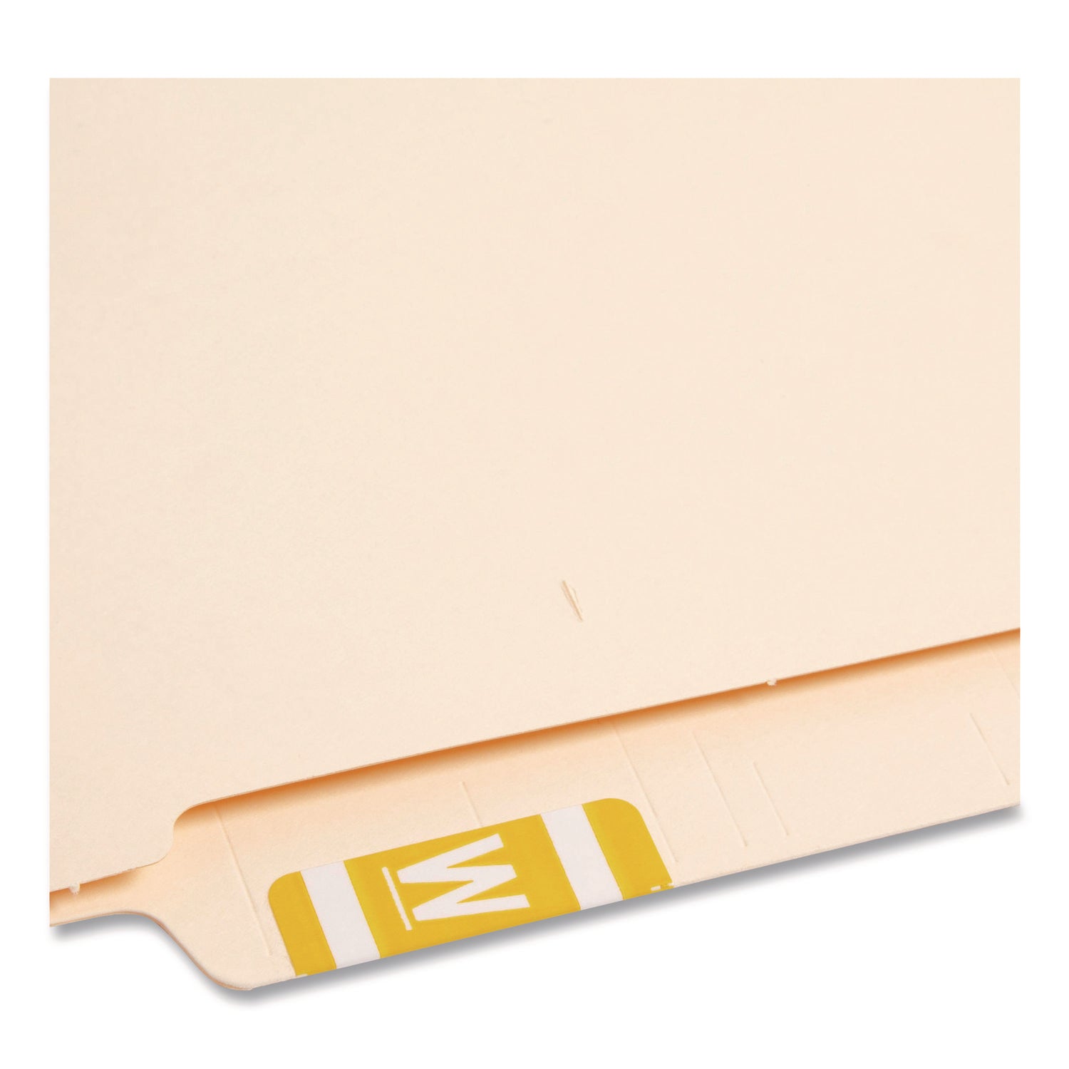 AlphaZ Color-Coded Second Letter Alphabetical Labels, W, 1 x 1.63, Yellow, 10/Sheet, 10 Sheets/Pack