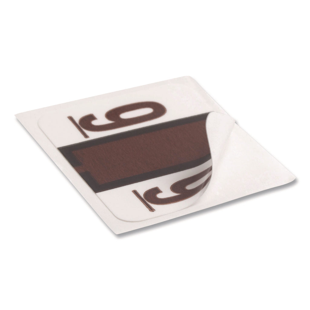 Numerical End Tab File Folder Labels, 9, 1 x 1.25, White, 500/Roll