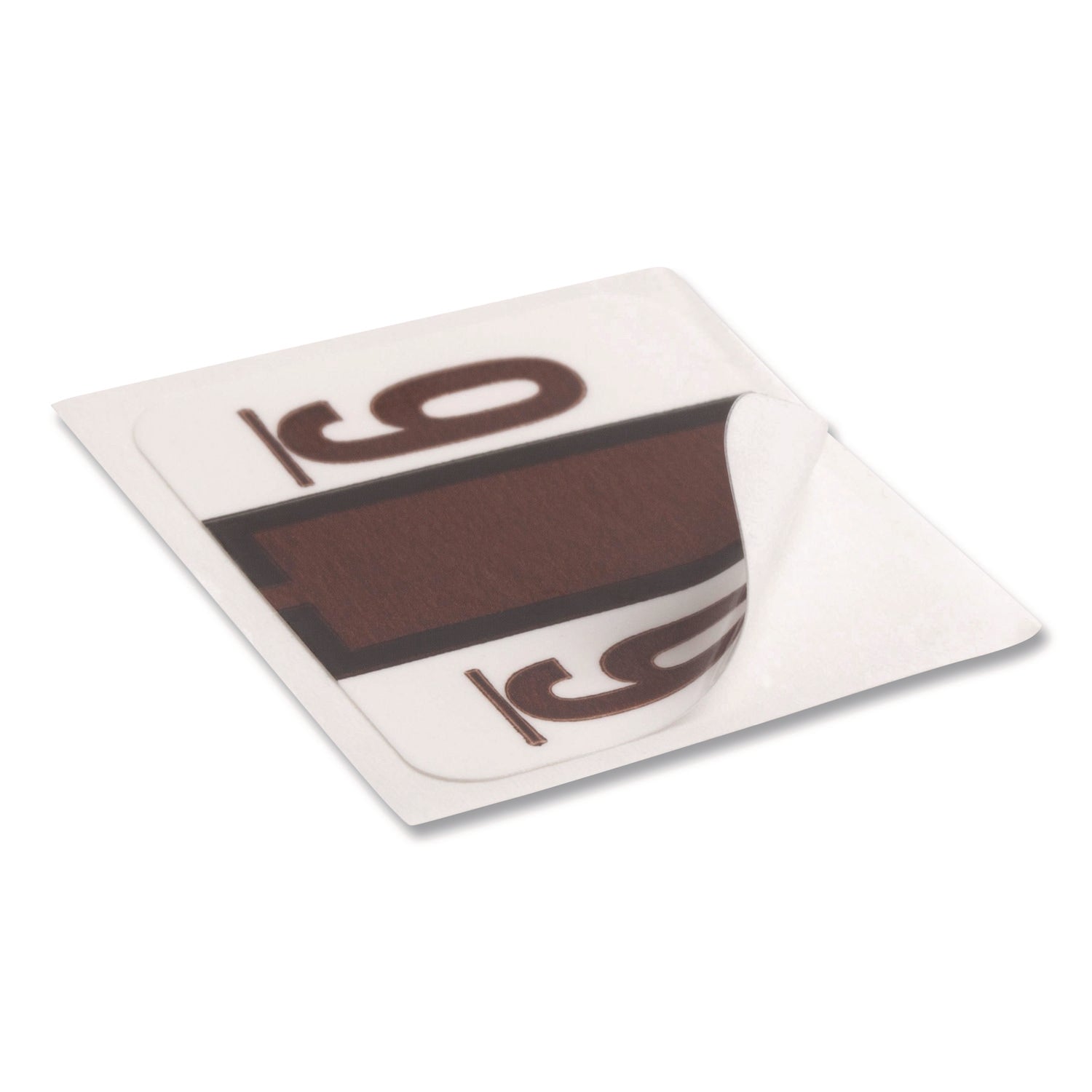 Numerical End Tab File Folder Labels, 9, 1 x 1.25, White, 500/Roll