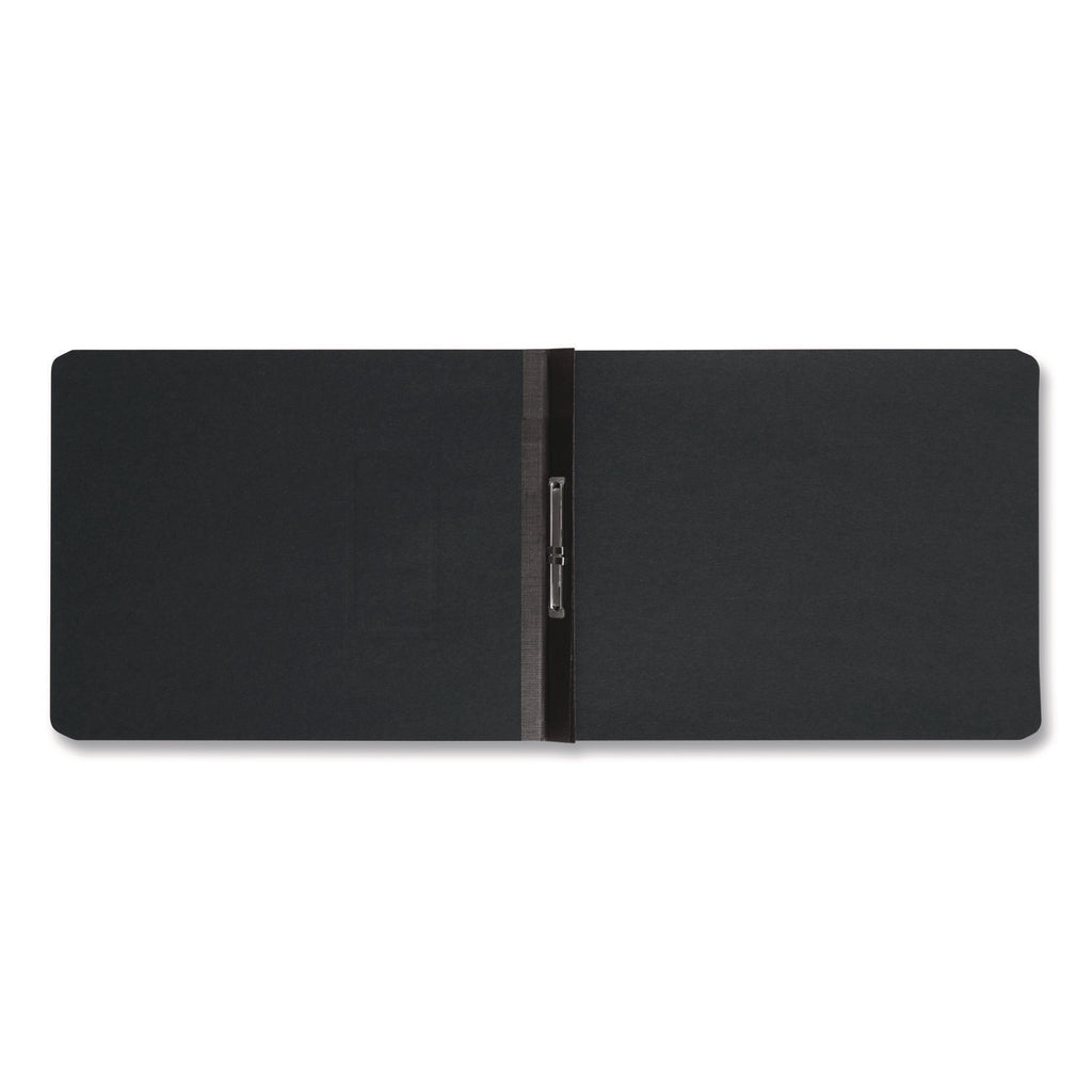 Prong Fastener Premium Pressboard Report Cover, Two-Piece Prong Fastener, 2" Capacity, 8.5 x 11, Black/Black