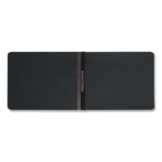 Prong Fastener Premium Pressboard Report Cover, Two-Piece Prong Fastener, 2" Capacity, 8.5 x 11, Black/Black