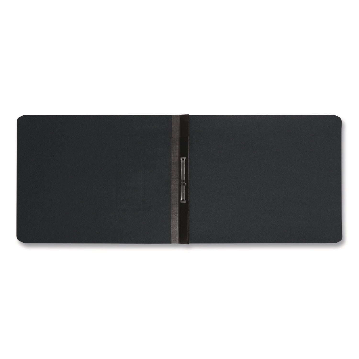 Prong Fastener Premium Pressboard Report Cover, Two-Piece Prong Fastener, 2" Capacity, 8.5 x 11, Black/Black