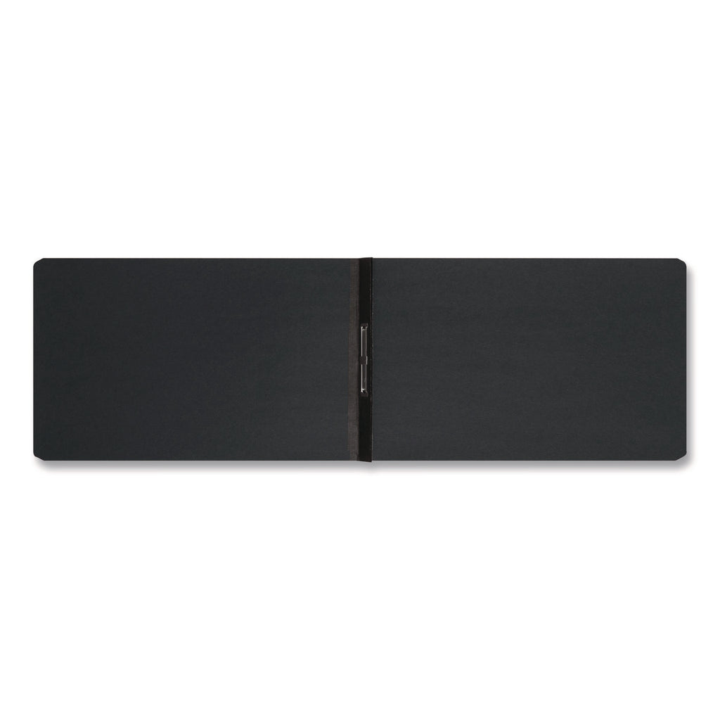 Prong Fastener Premium Pressboard Report Cover, Two-Piece Prong Fastener, 3" Capacity, 8.5 x 14, Black/Black