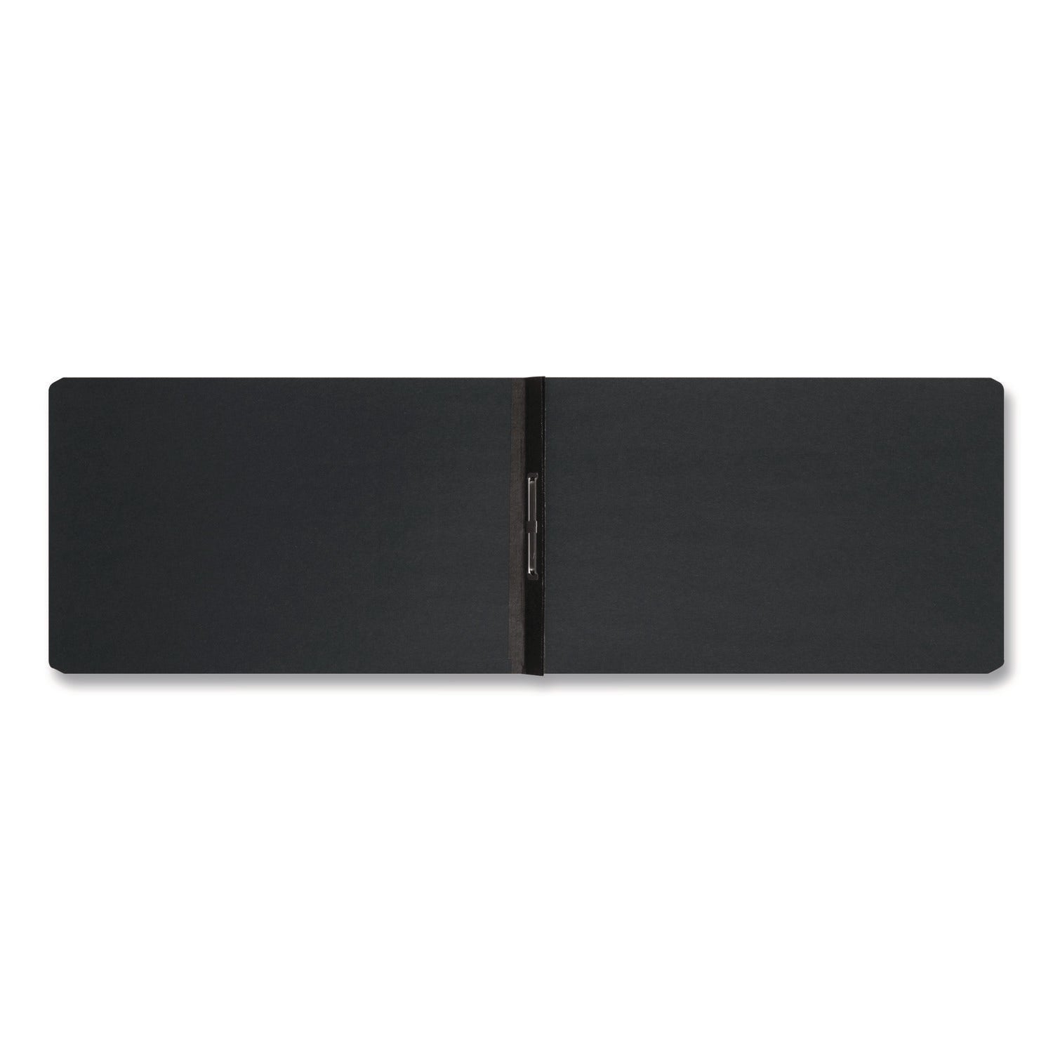 Prong Fastener Premium Pressboard Report Cover, Two-Piece Prong Fastener, 3" Capacity, 8.5 x 14, Black/Black