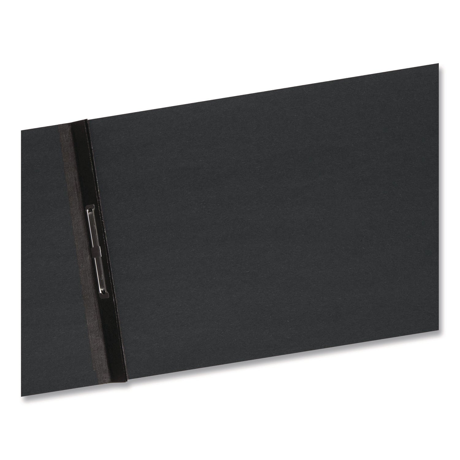 Prong Fastener Premium Pressboard Report Cover, Two-Piece Prong Fastener, 3" Capacity, 8.5 x 14, Black/Black