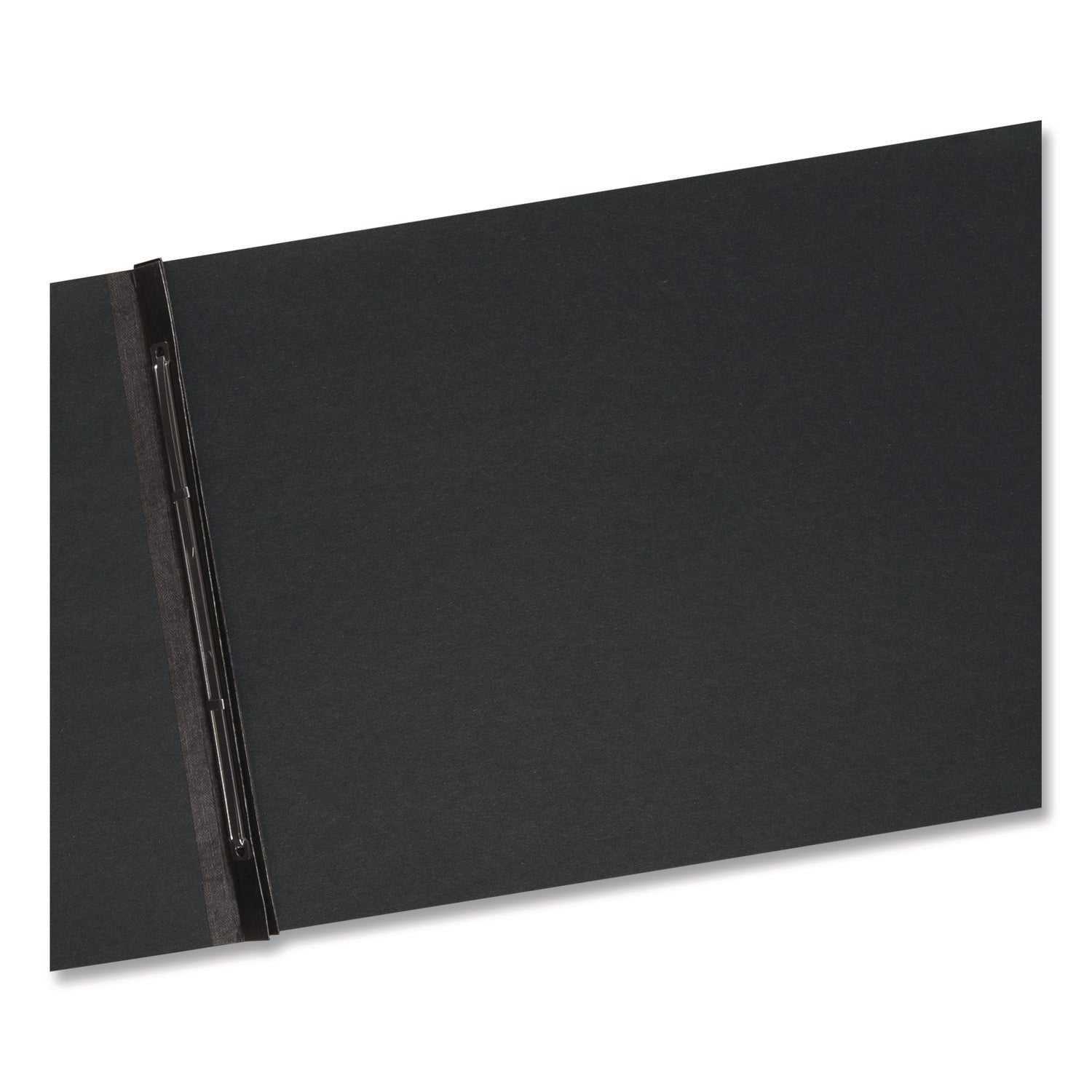 Prong Fastener Premium Pressboard Report Cover, Two-Piece Prong Fastener, 3" Capacity, 11 x 17, Black/Black